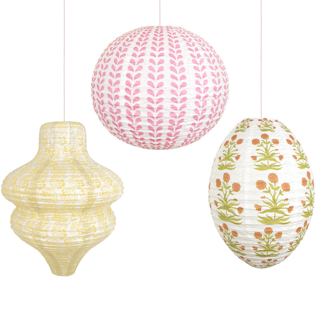 meri meri lampionnen molly mahon roze - 3st | 288267 | 0