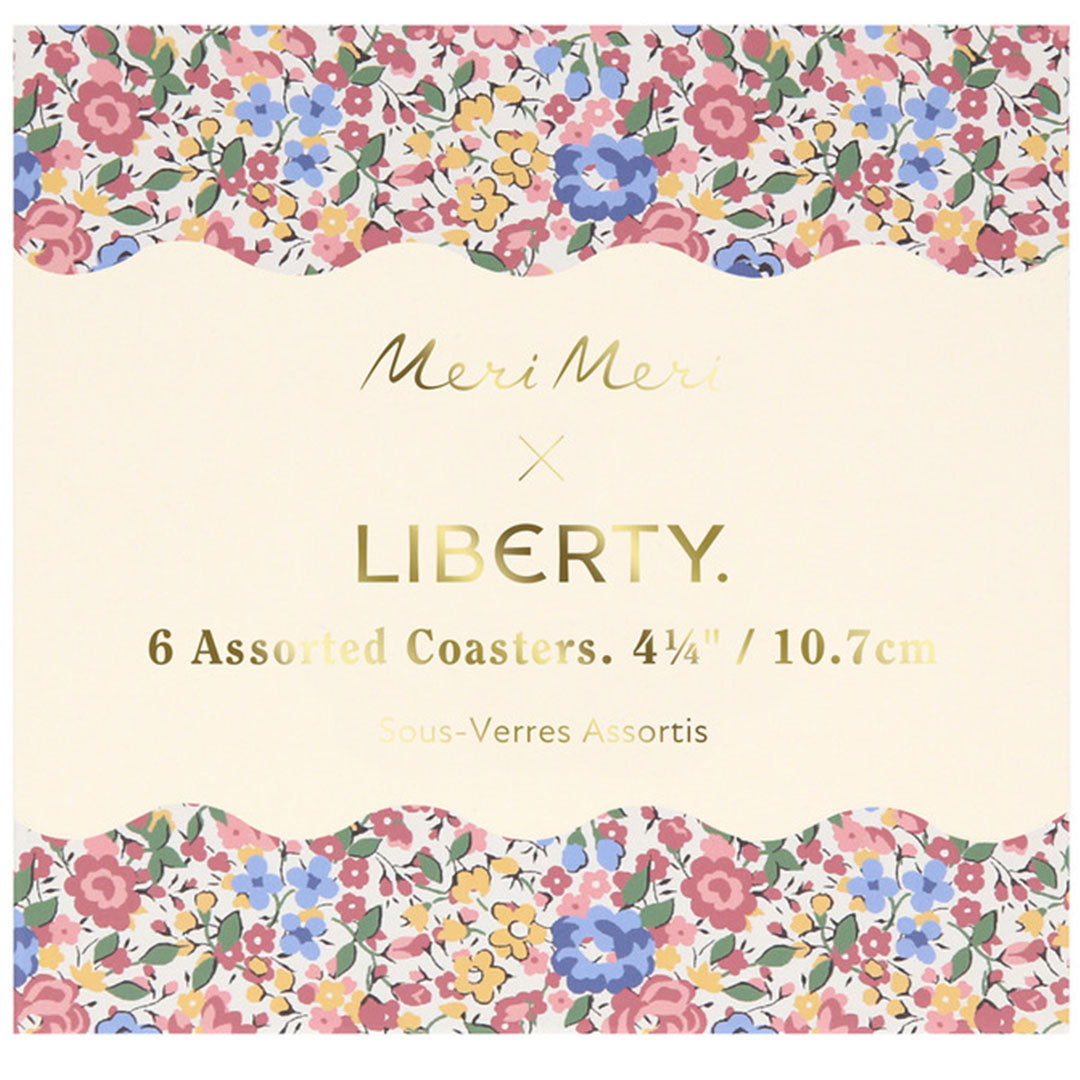 meri meri onderzetters liberty - 6st | 284532 | 1