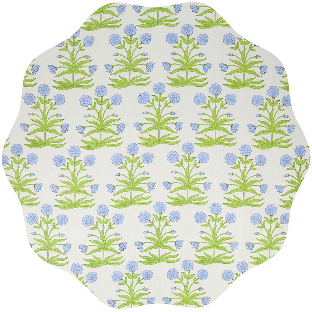 meri meri placemat molly mahon - blue flower | 288978 | 0