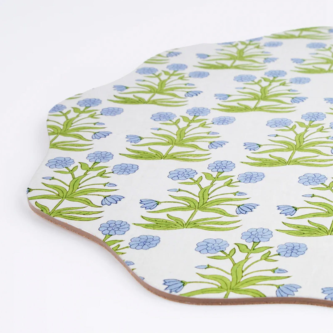 meri meri placemat molly mahon - blue flower | 288978 | 2