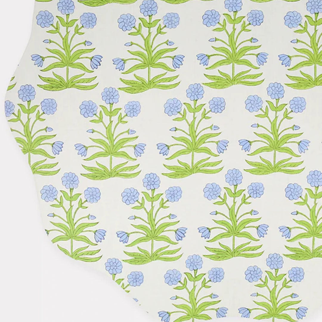 meri meri placemat molly mahon - blue flower | 288978 | 3