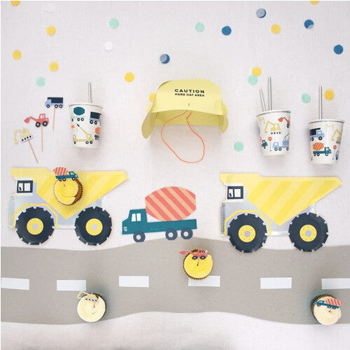 meri meri servetten betontruck – 16st | 215065 | 4
