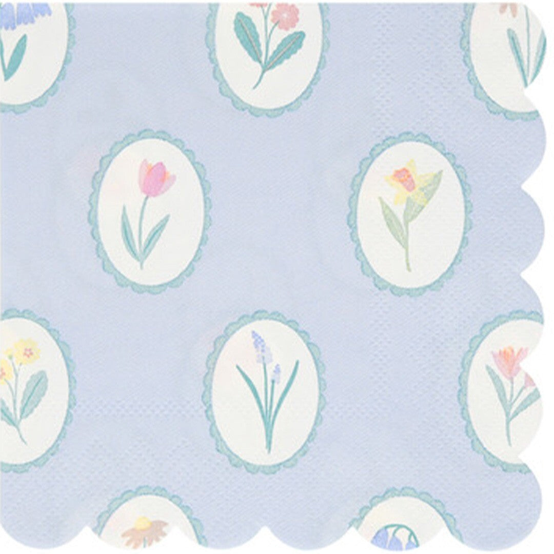meri meri servetten bloomsbury - large - 16st | 283317 | 2