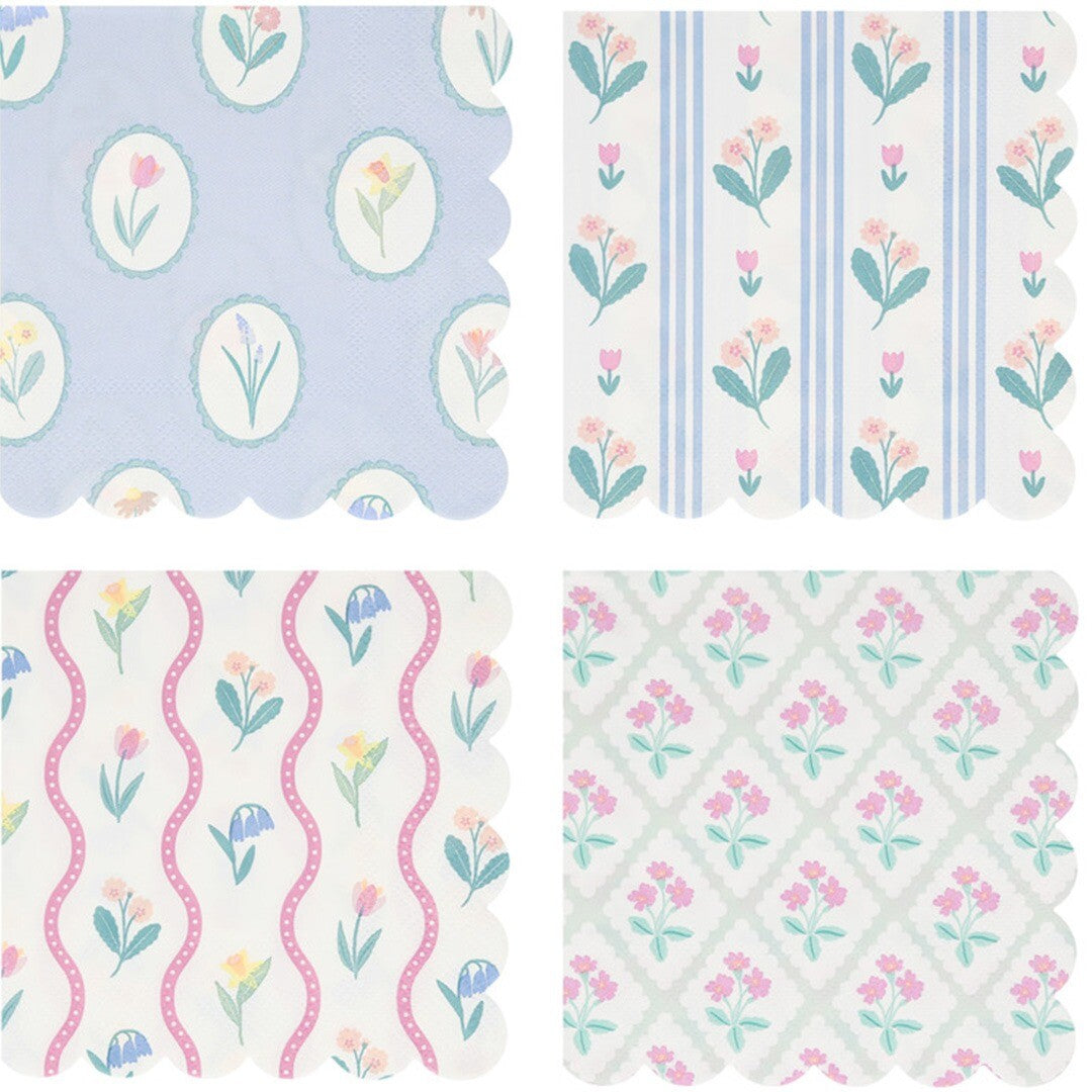 meri meri servetten bloomsbury - small - 16st | 283326 | 0