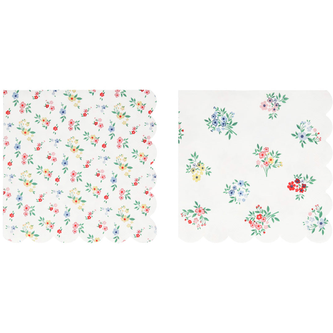 meri meri servetten ditsy posy - large - 16st | 285900 | 0