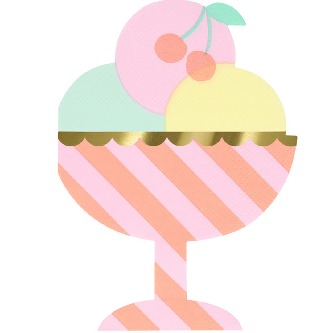 meri meri servetten ice cream - 16st | 286026 | 0