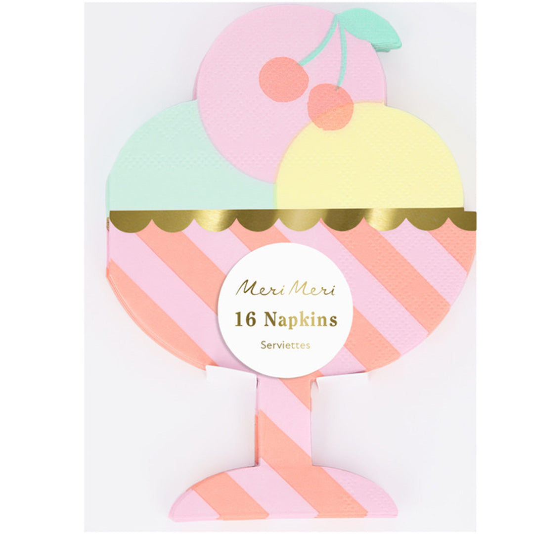meri meri servetten ice cream - 16st | 286026 | 1