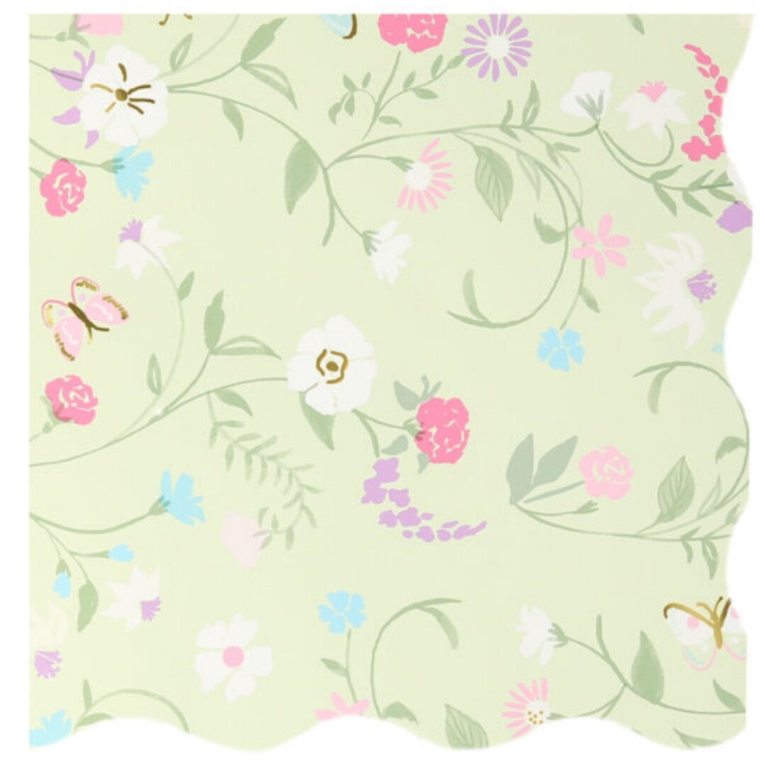 meri meri servetten ladurée paris floral - small - 16st | 225828 | 3