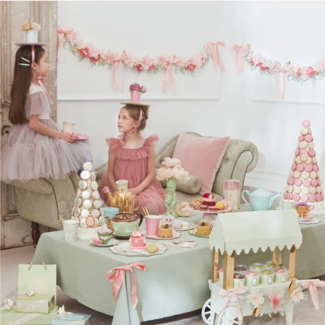 meri meri servetten ladurée paris floral - small - 16st | 225828 | 6