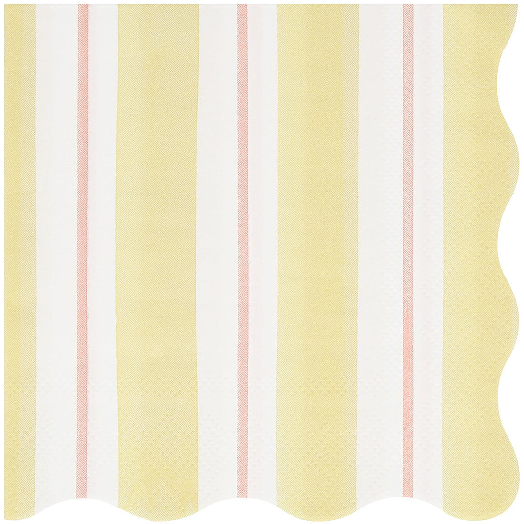 meri meri servetten preppy stripe - small - 16st | 286710 | 4