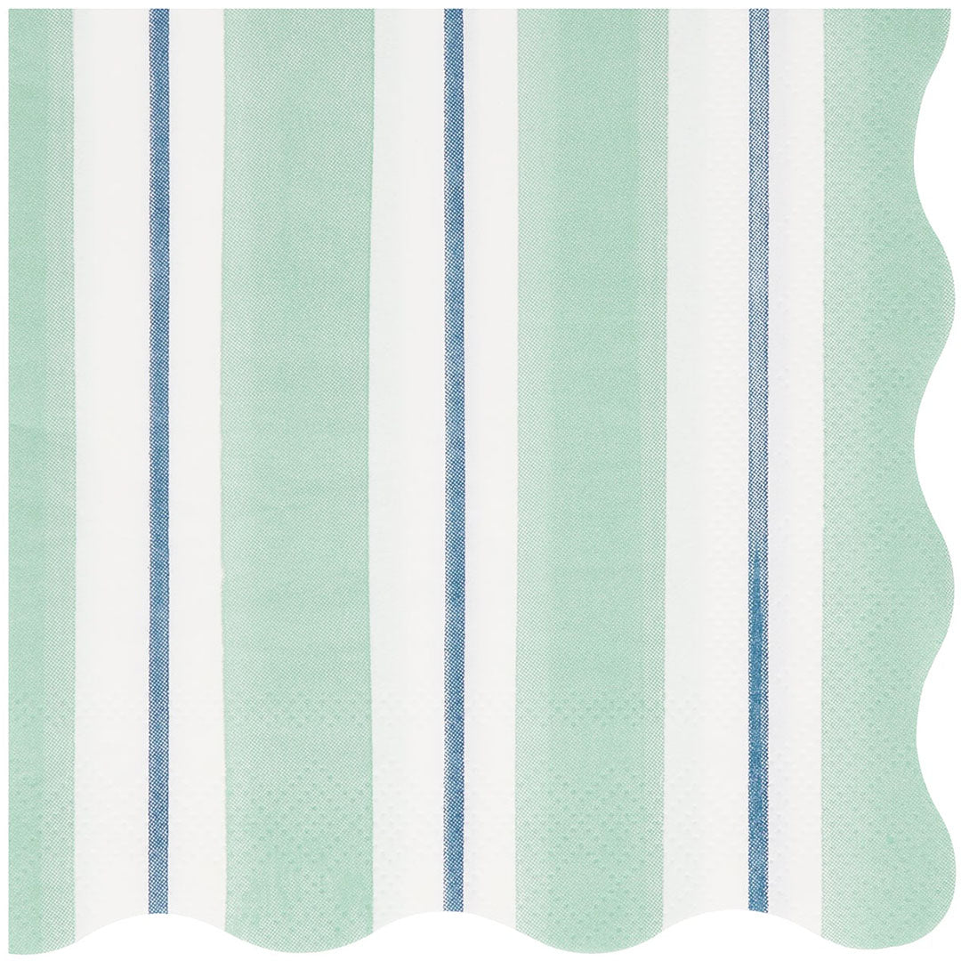 meri meri servetten preppy stripe - small - 16st | 286710 | 5