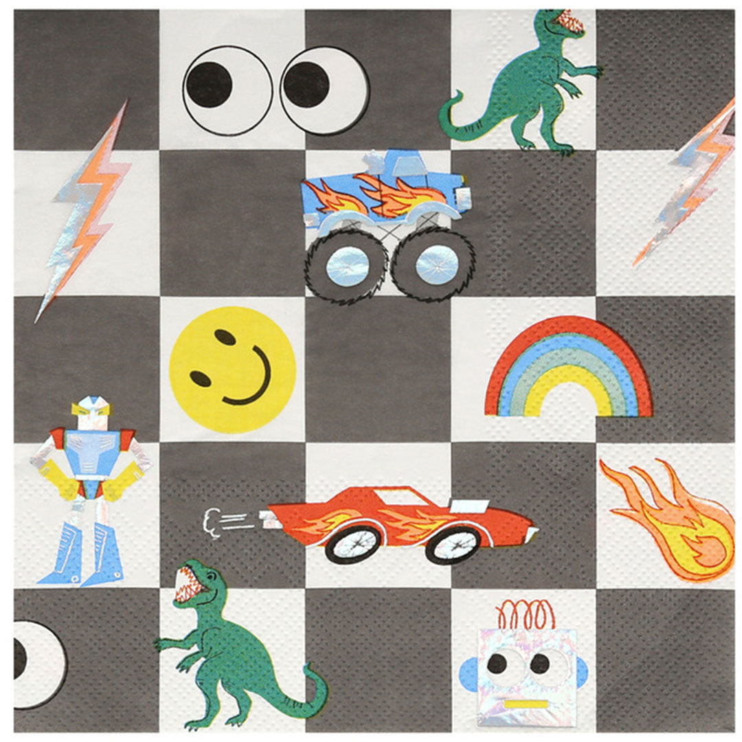 meri meri servetten toybox icon - large - 16st | 287331 | 0