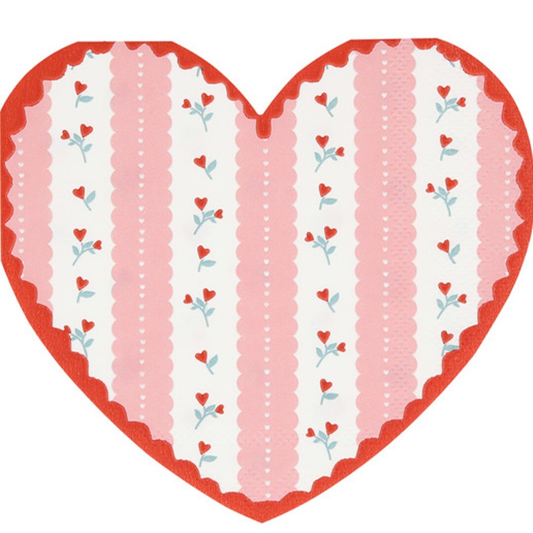 meri meri servetten vintage rose - 16st  | 282696 | 0