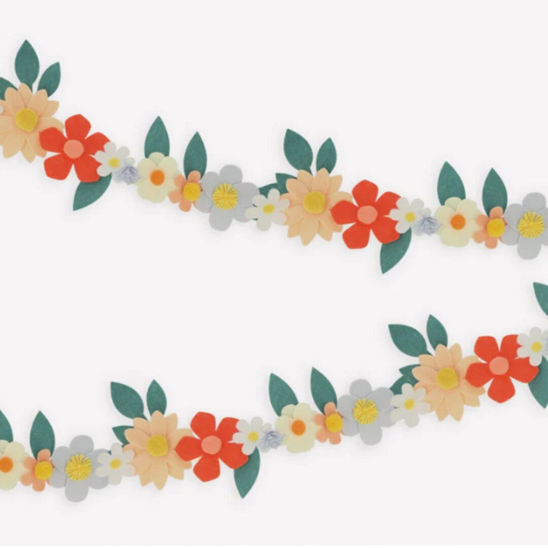 meri meri slinger vilten bloemen | 226008 | 1