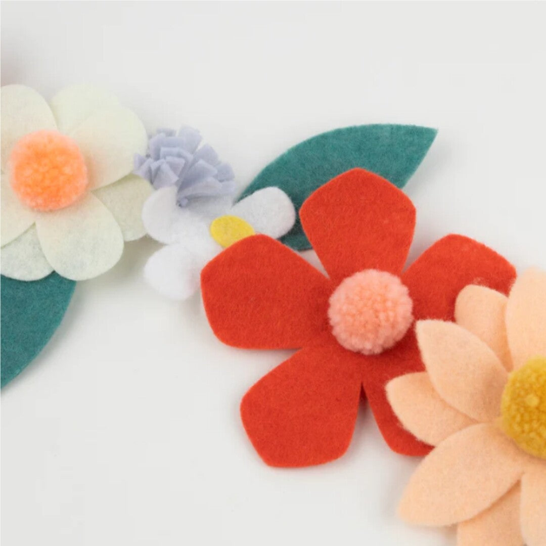 meri meri slinger vilten bloemen | 226008 | 4