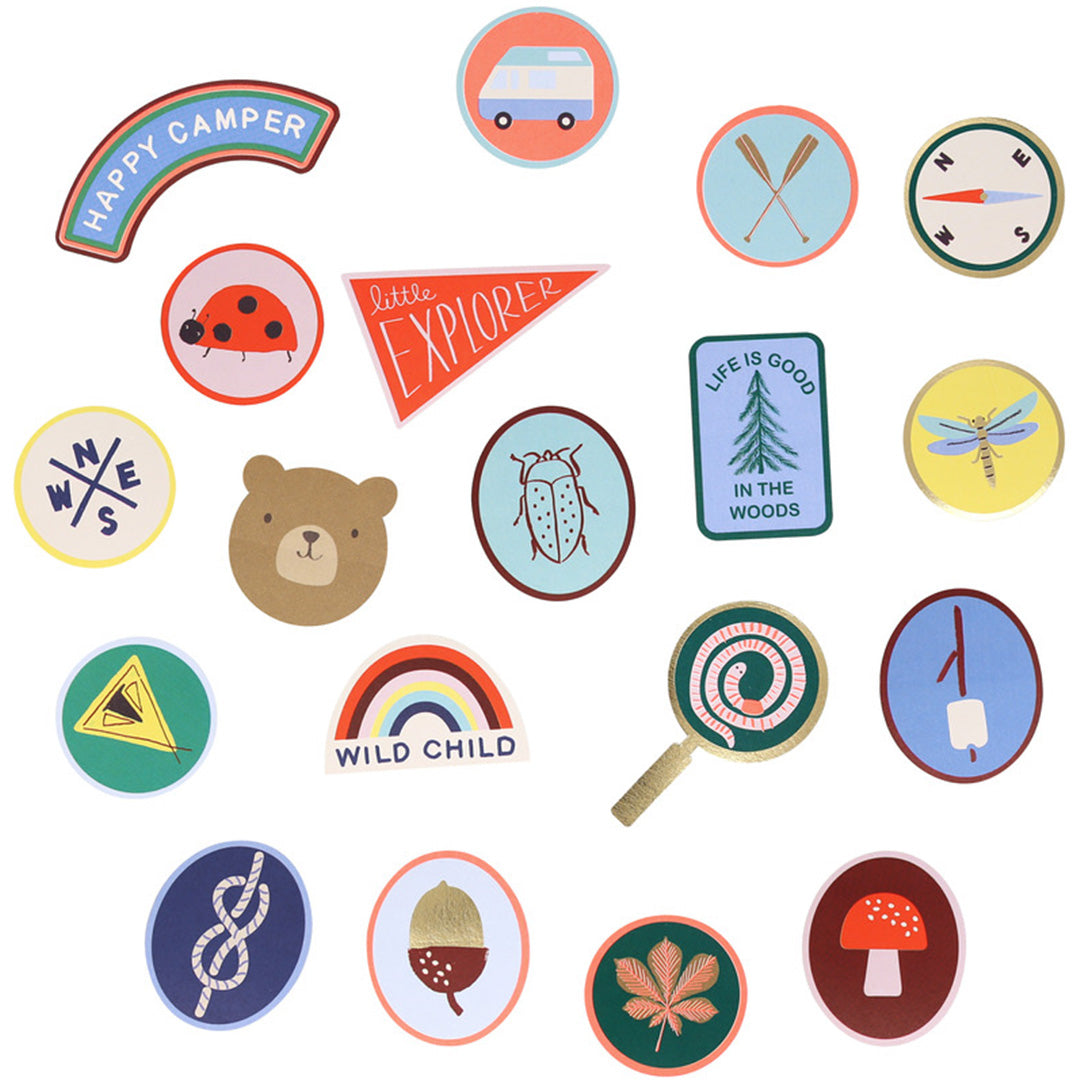 meri meri stickers camping adventure - 25st | 286197 | 0