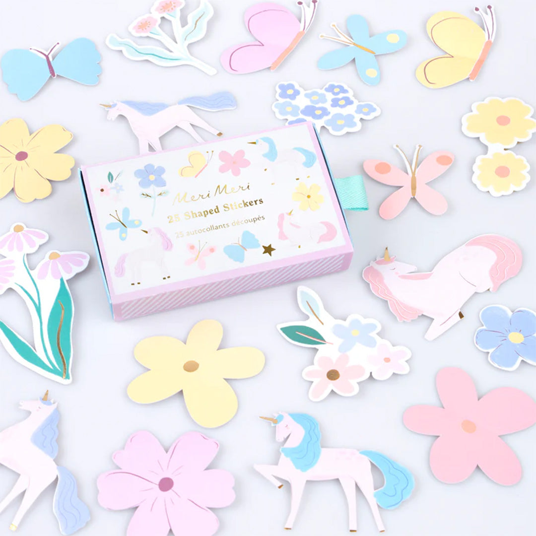 meri meri stickers eenhoorn - 25st | 287511 | 1