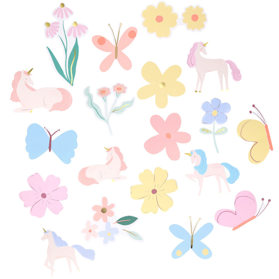 meri meri stickers eenhoorn - 25st | 287511 | 3