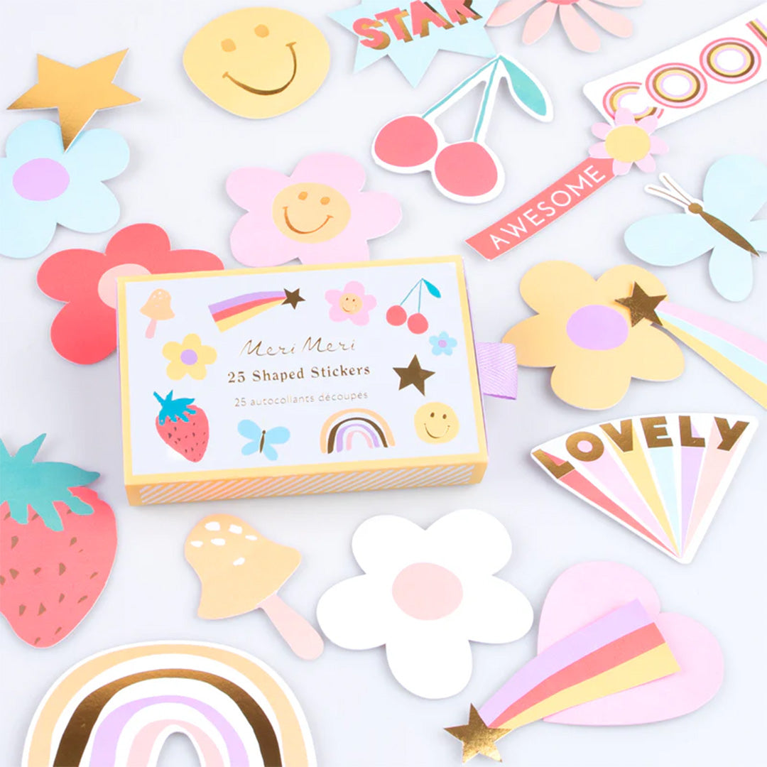 meri meri stickers happy icon - 25st | 287502 | 2