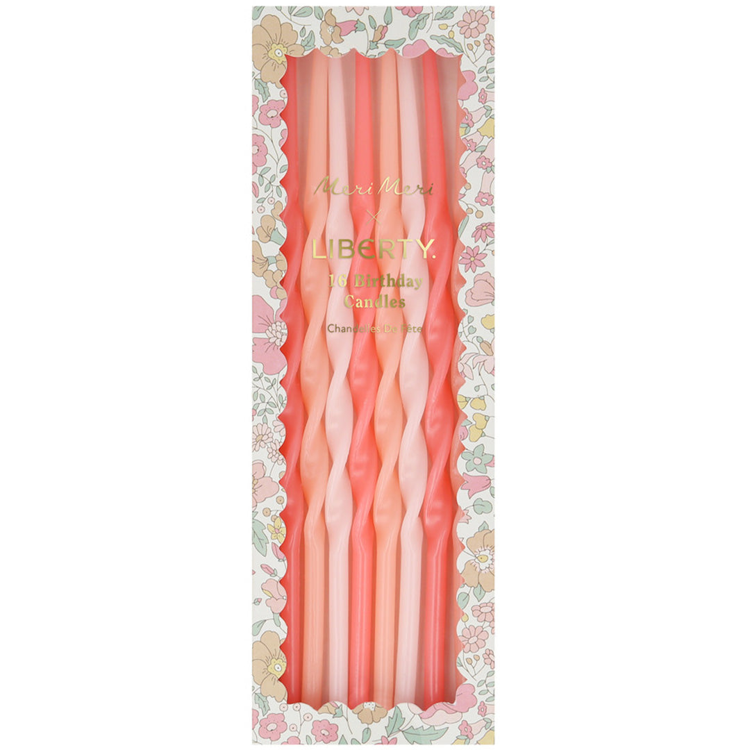 meri meri tafelkaarsen liberty - twisted - 8st | 284253 | 3