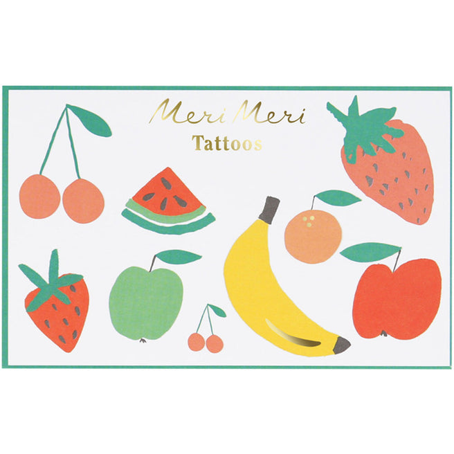 meri meri tattoos fruit | 287565 | 0