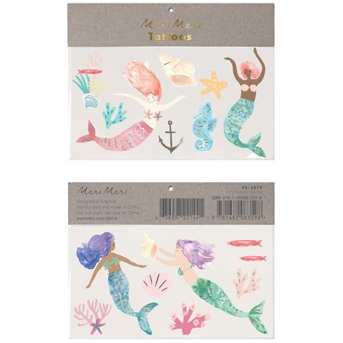 meri meri tattoos zeemeerminnen | 215902 | 0
