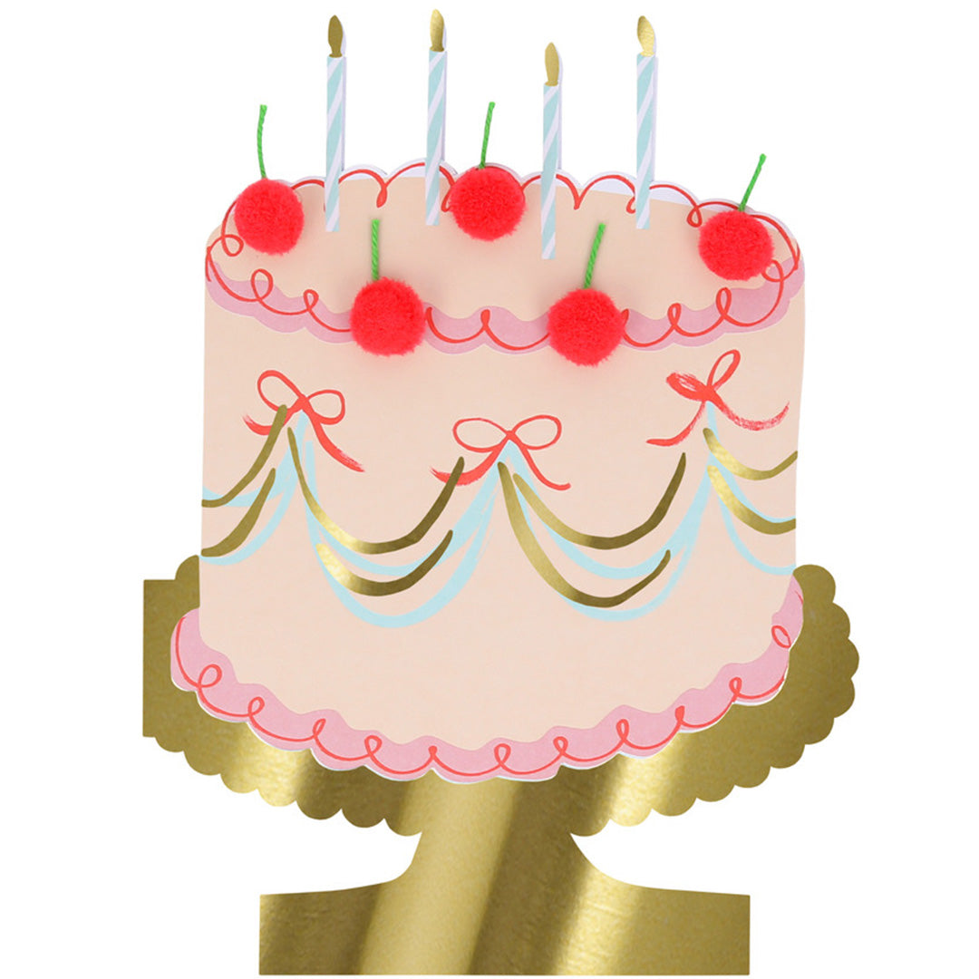 meri meri verjaardagskaart cherry cake | 287592 | 0