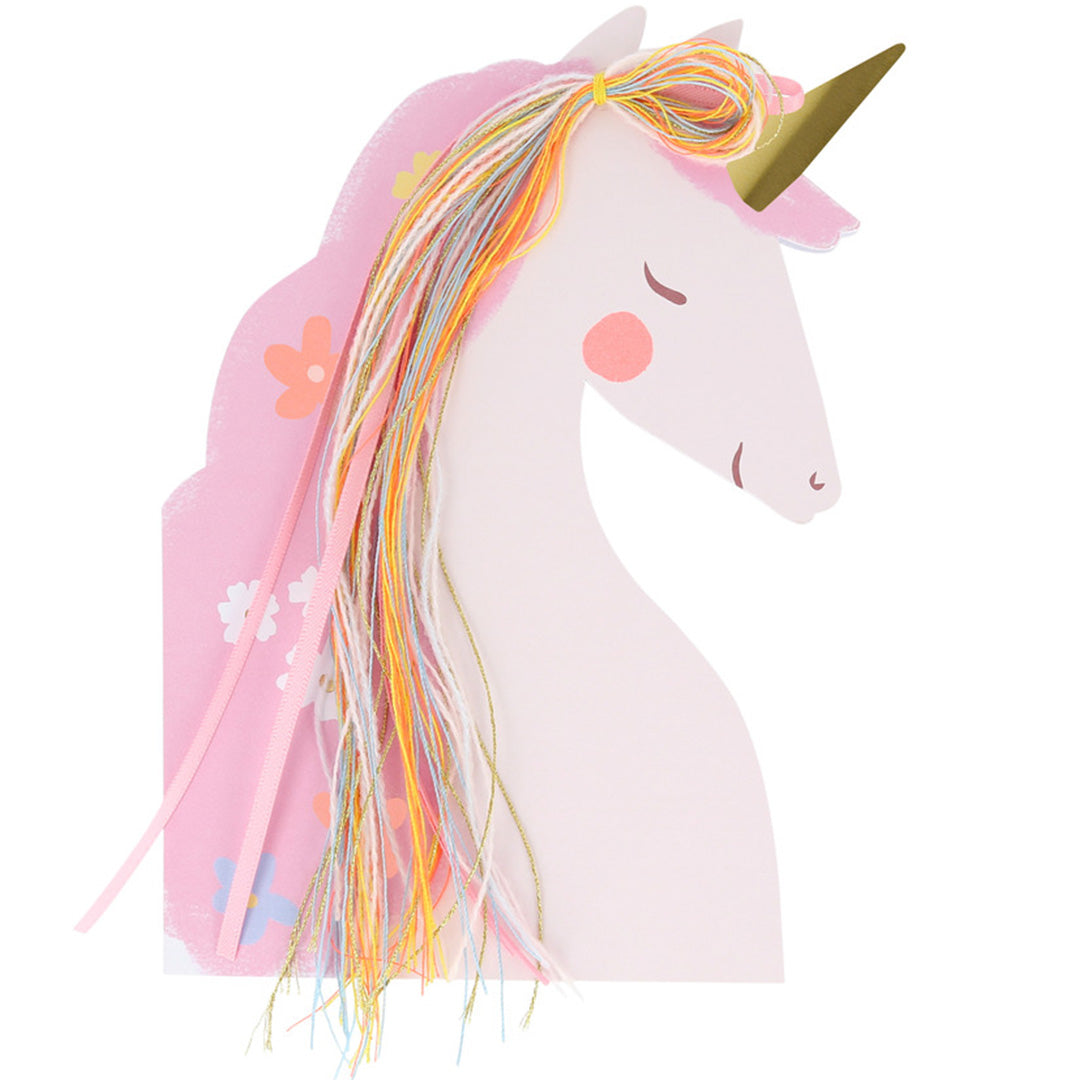 meri meri verjaardagskaart eenhoorn roze | 287610 | 0