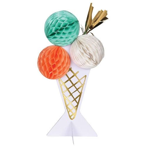 meri meri verjaardagskaart honingraat - roomijs bolletjes | 173161 | 0