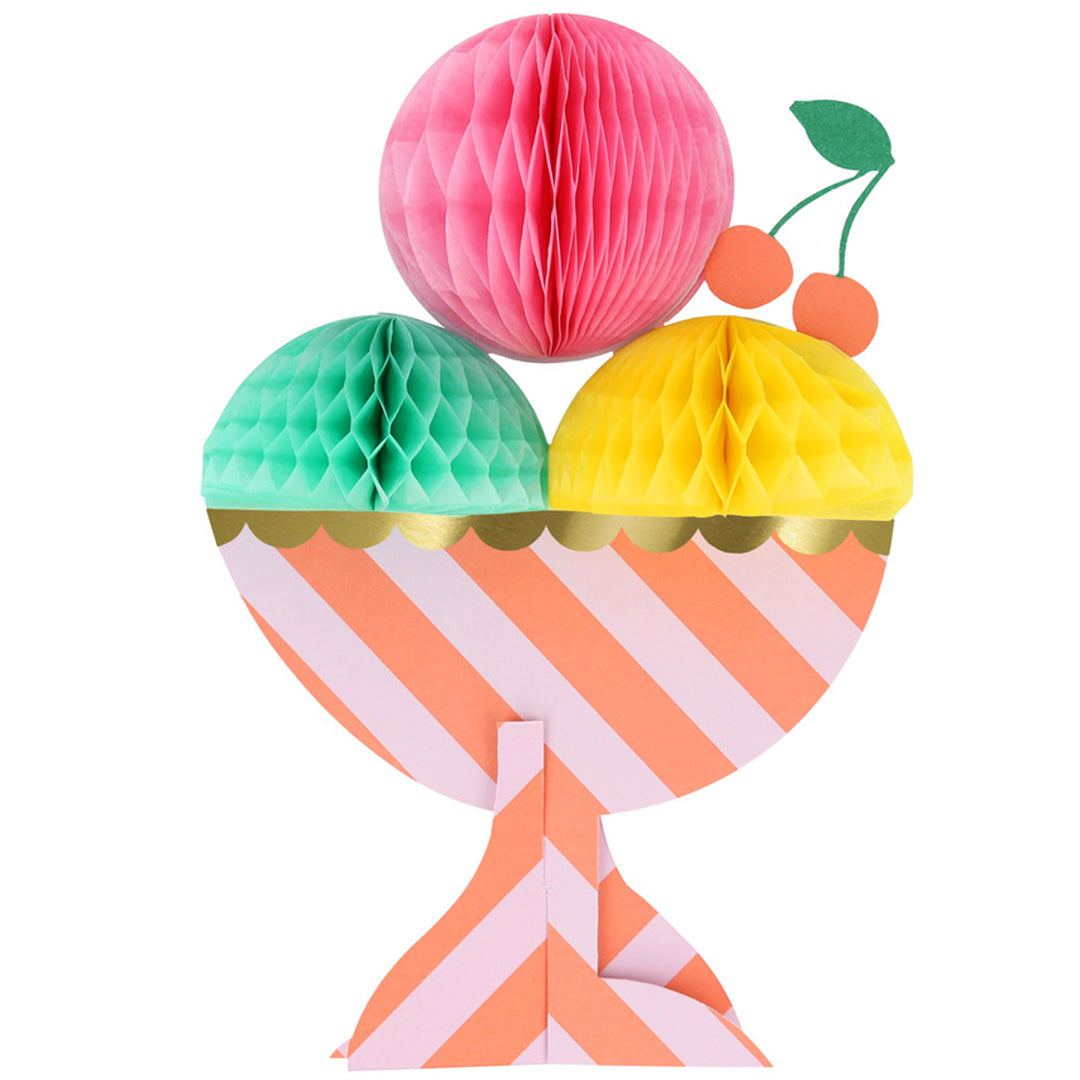 meri meri verjaardagskaart ice cream sundae | 286683 | 4