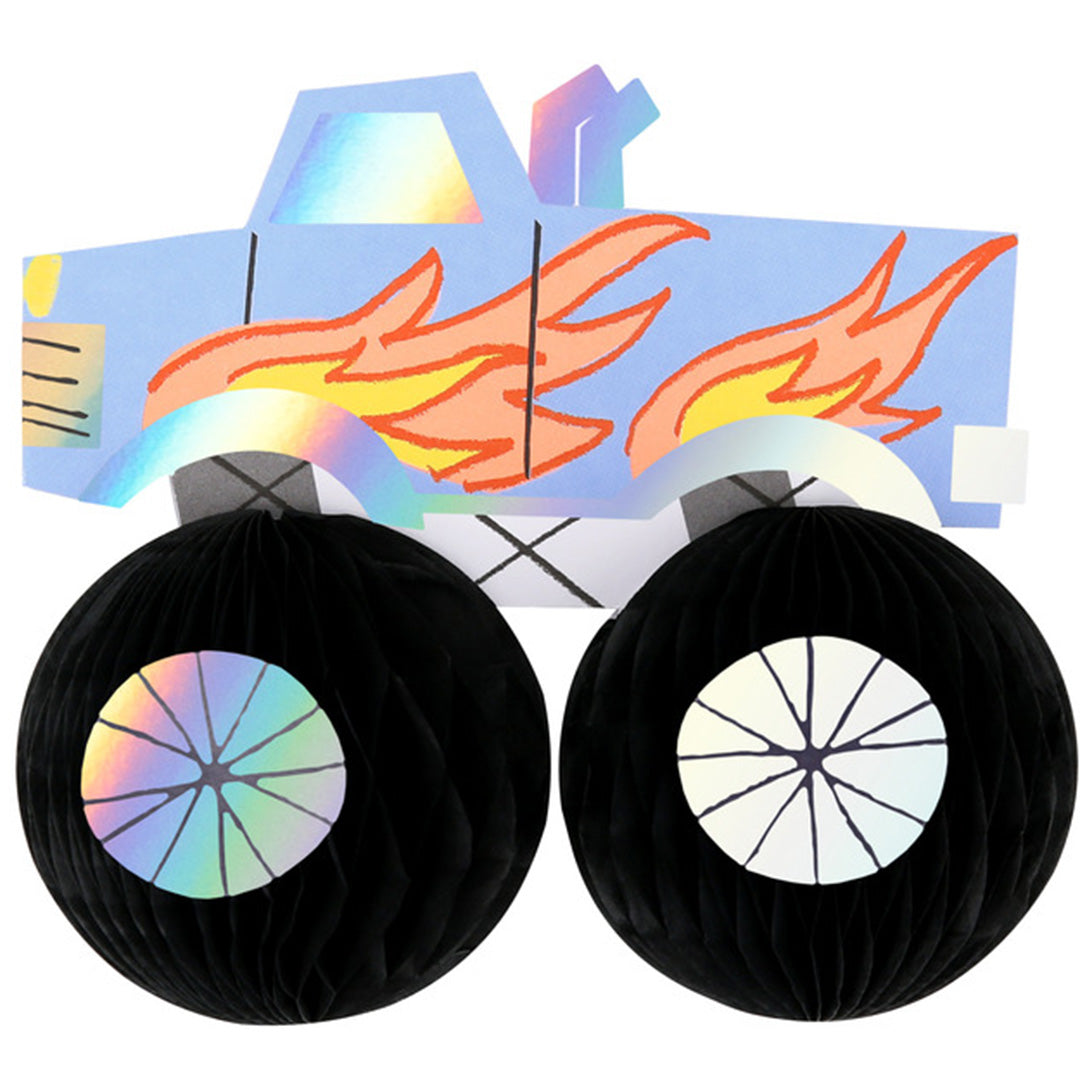 meri meri verjaardagskaart monster truck | 287601 | 0