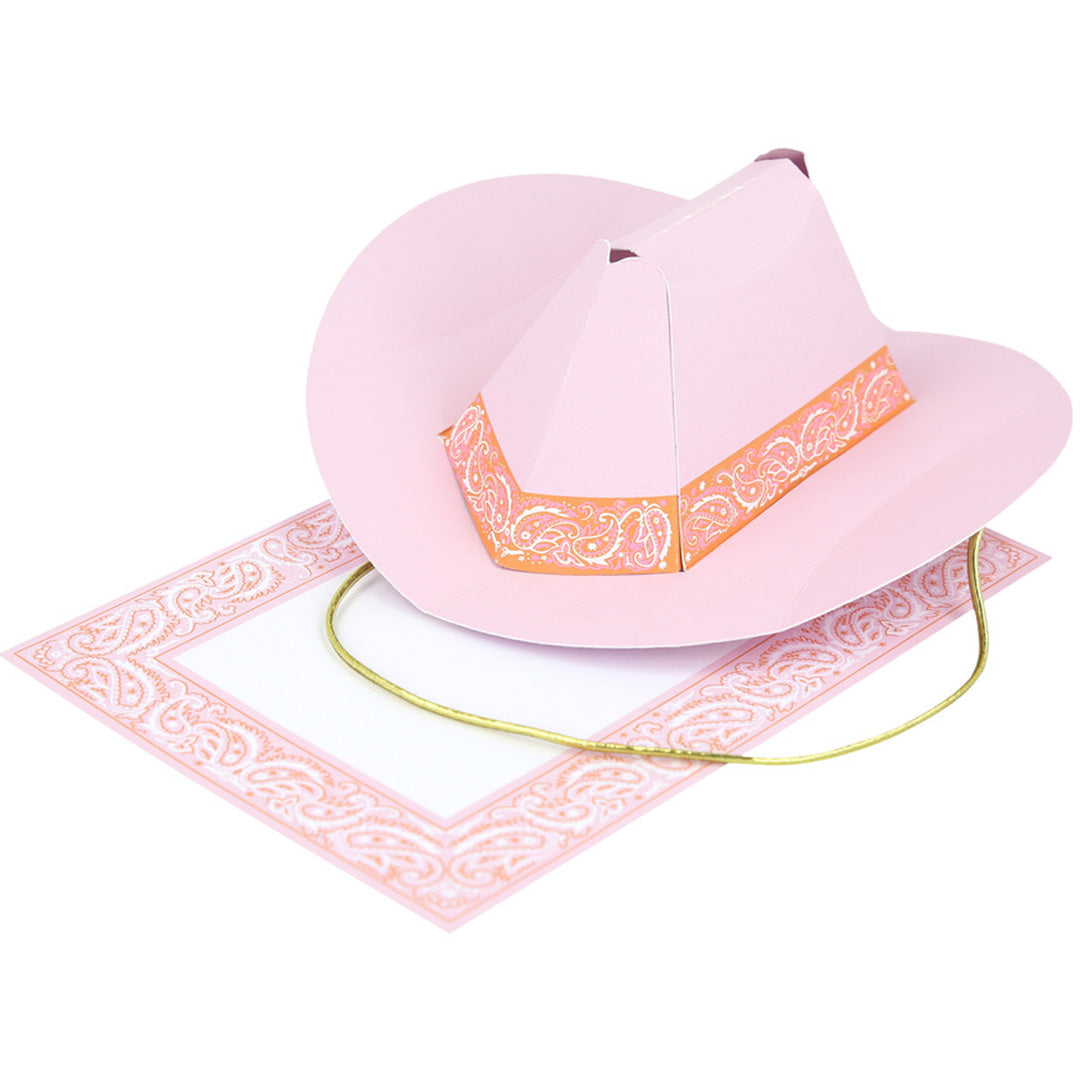 meri meri verjaardagskaart pop-up western hat | 286935 | 0