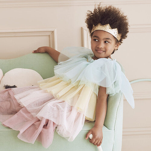 meri meri verkleedkleding regenboogprinses - 5-6 jaar | 215353 | 3