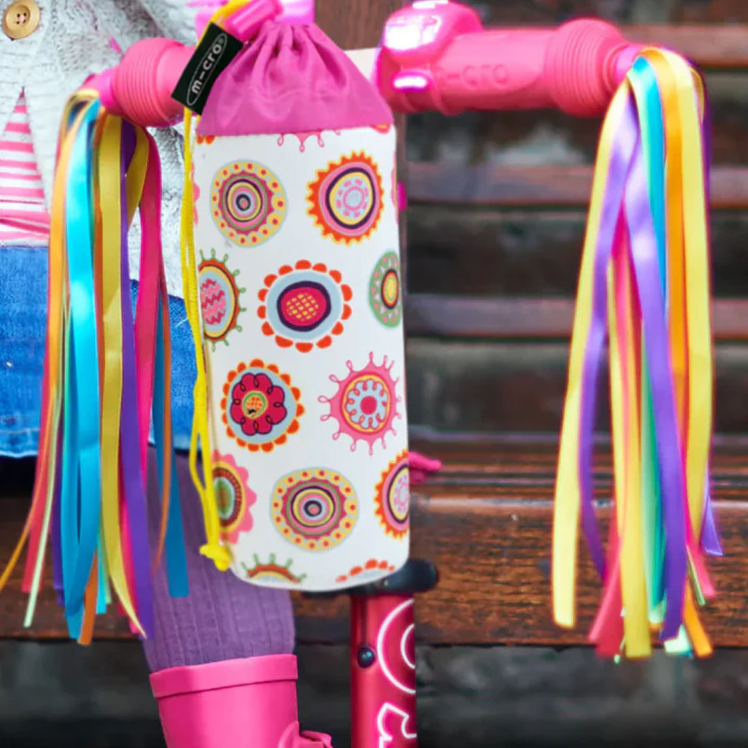 micro stuurslingers voor kinderstep - neon | 2
