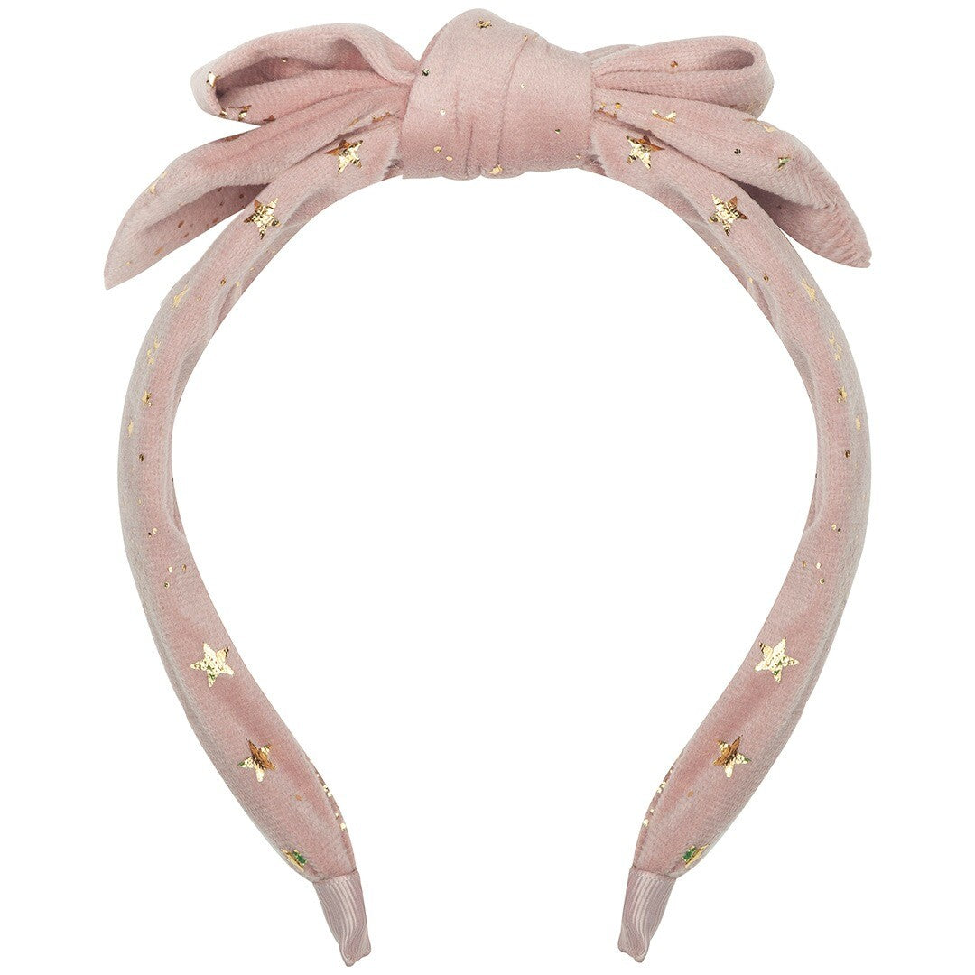 mimi & lula haarband pink starry velvet - alice | 152018-75 | 1
