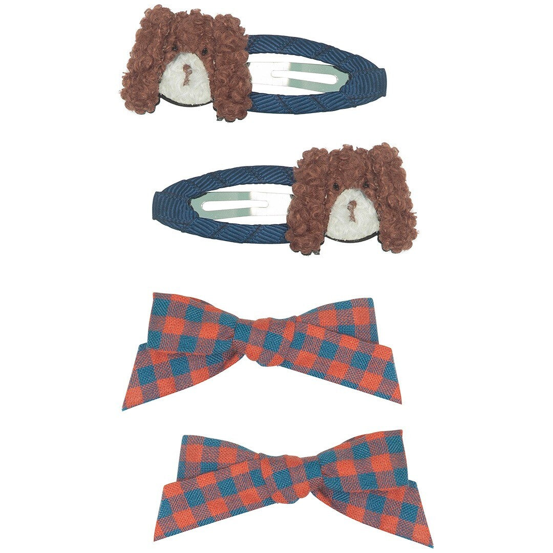 mimi & lula haarclipjes cockapoo - 4st  | 152087-81 | 0