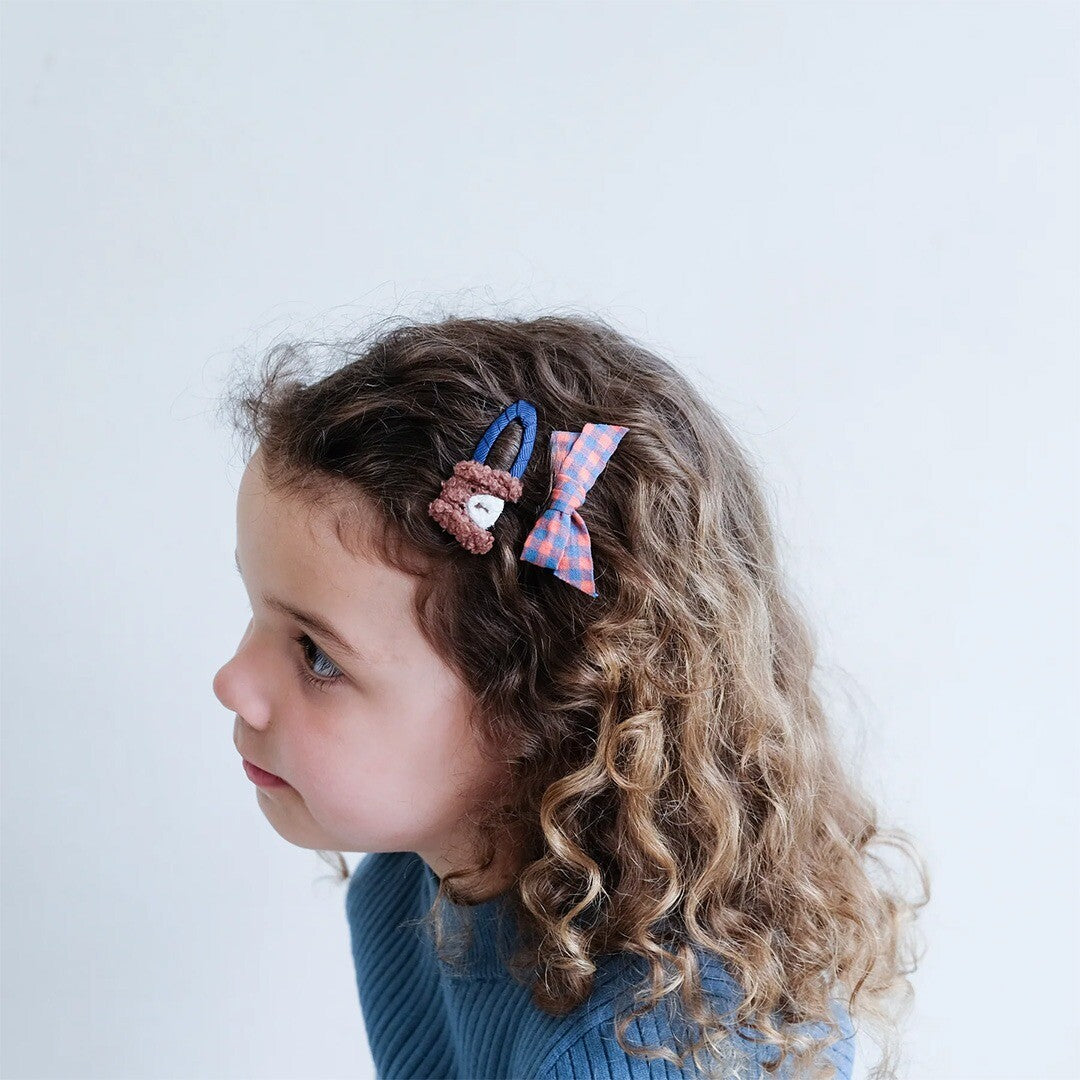 mimi & lula haarclipjes cockapoo - 4st  | 152087-81 | 1