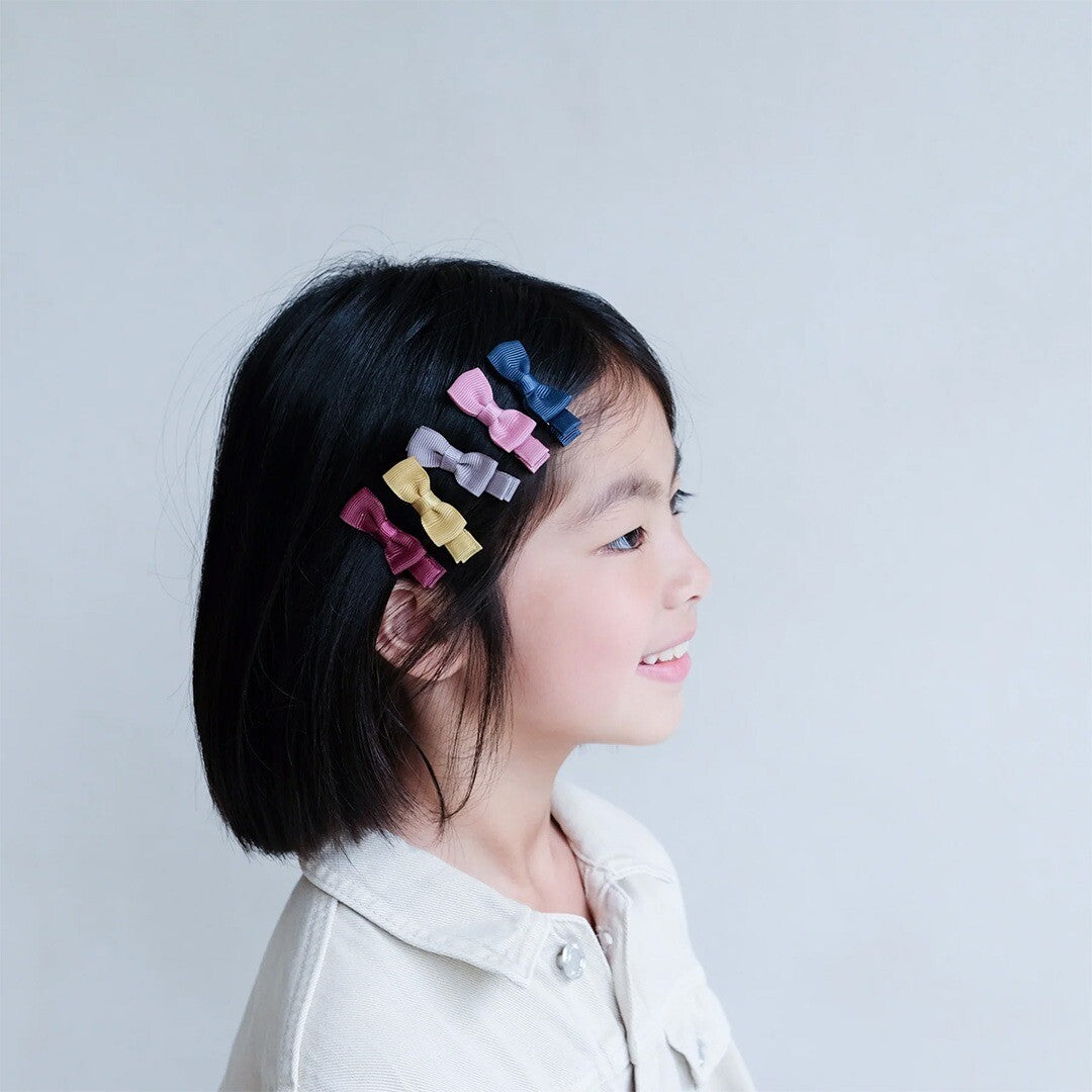 mimi & lula haarclipjes martha bow - 5st  | 152065-79 | 1