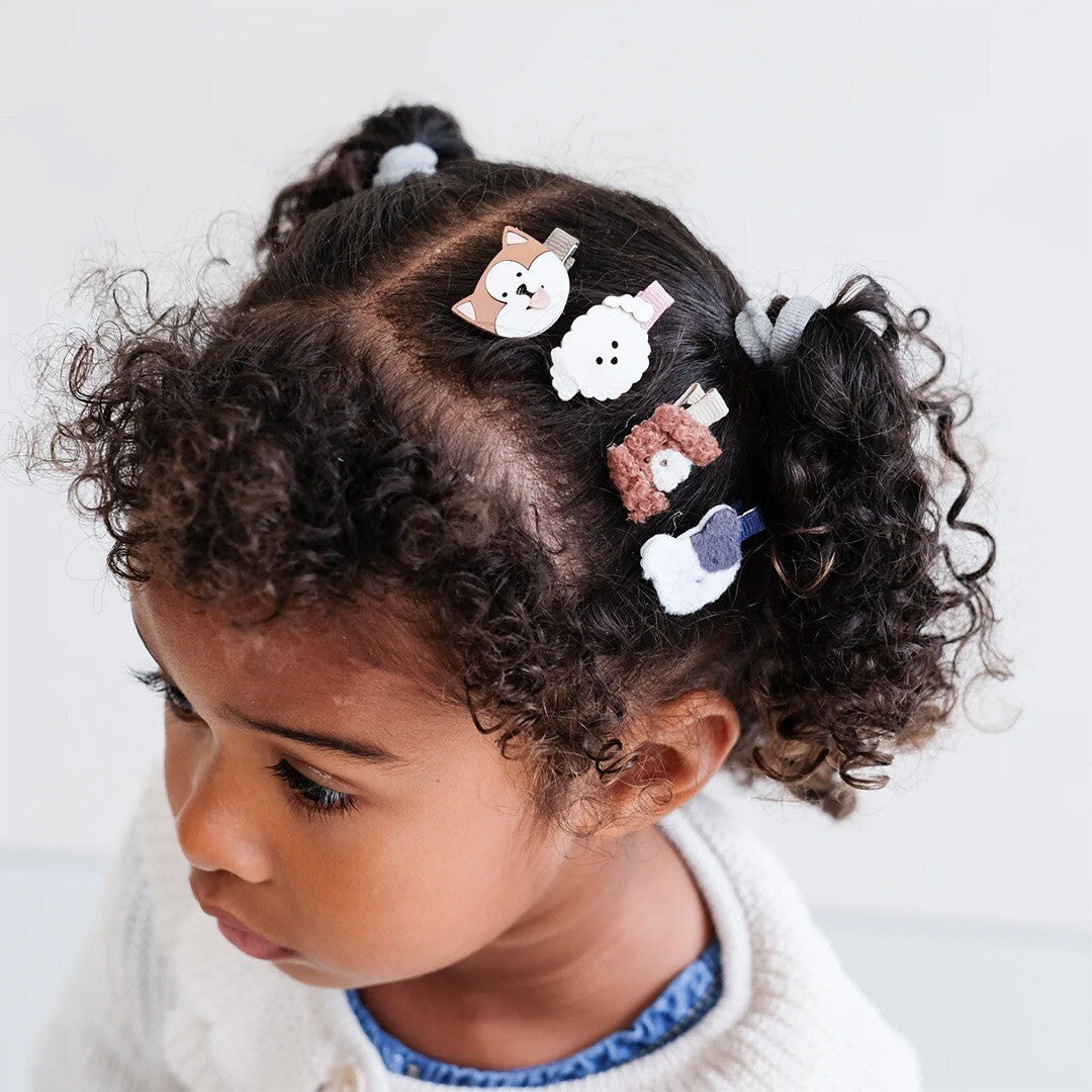 mimi & lula haarclipjes mini puppy - 8st  | 152088-81 | 1
