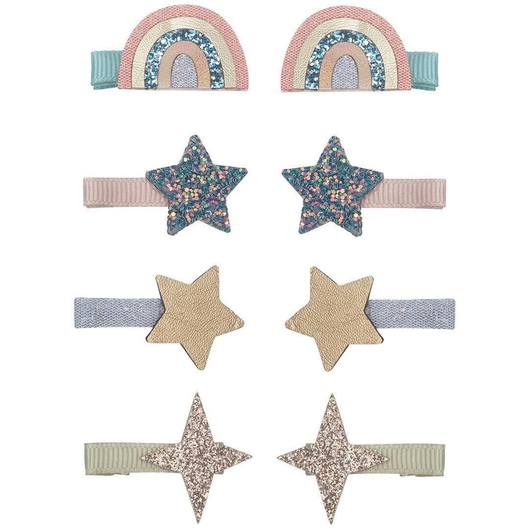 mimi & lula haarclipjes over the rainbow - 8st  | 152073-80 | 0