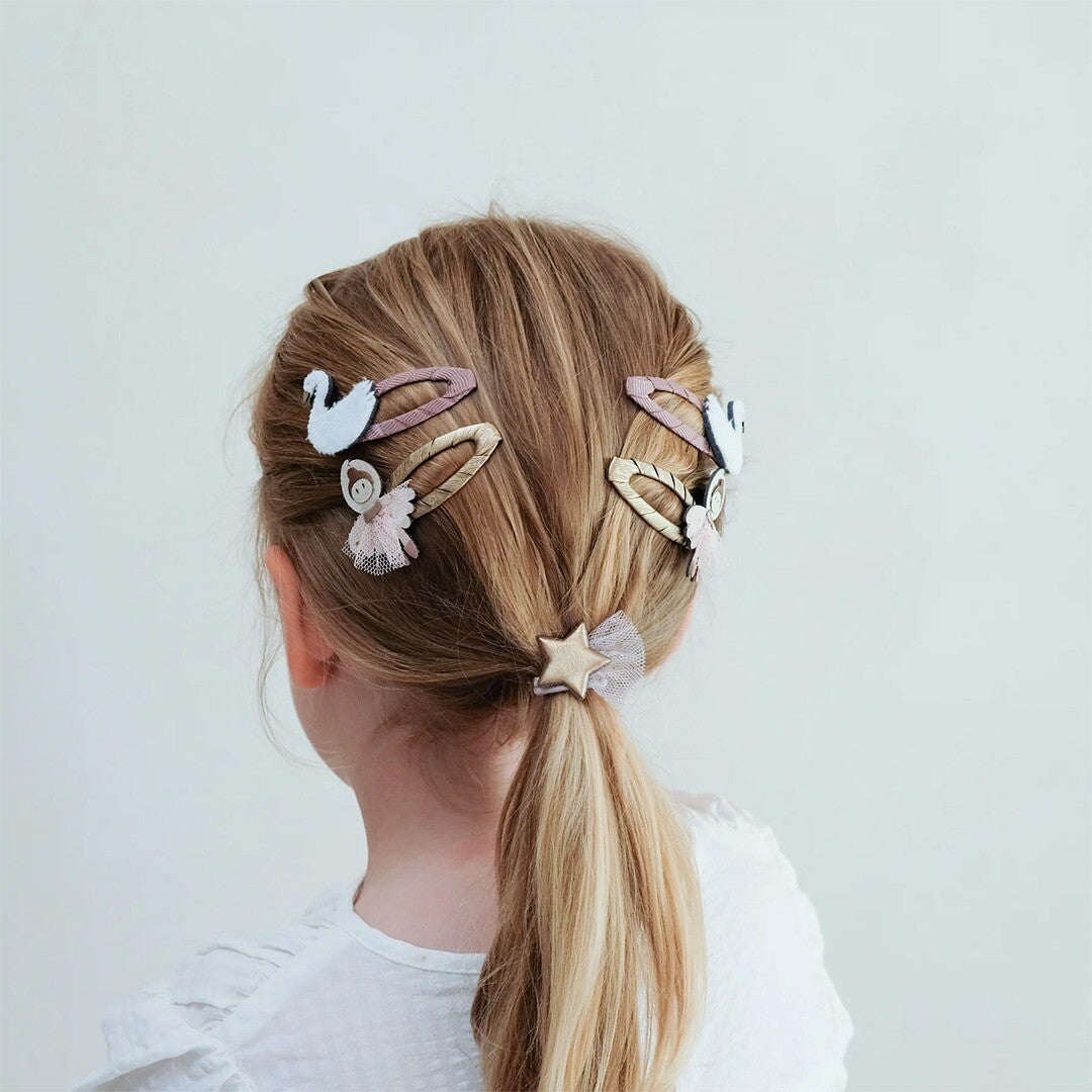 mimi & lula haarclipjes swan lake - 4st  | 152106-75 | 1