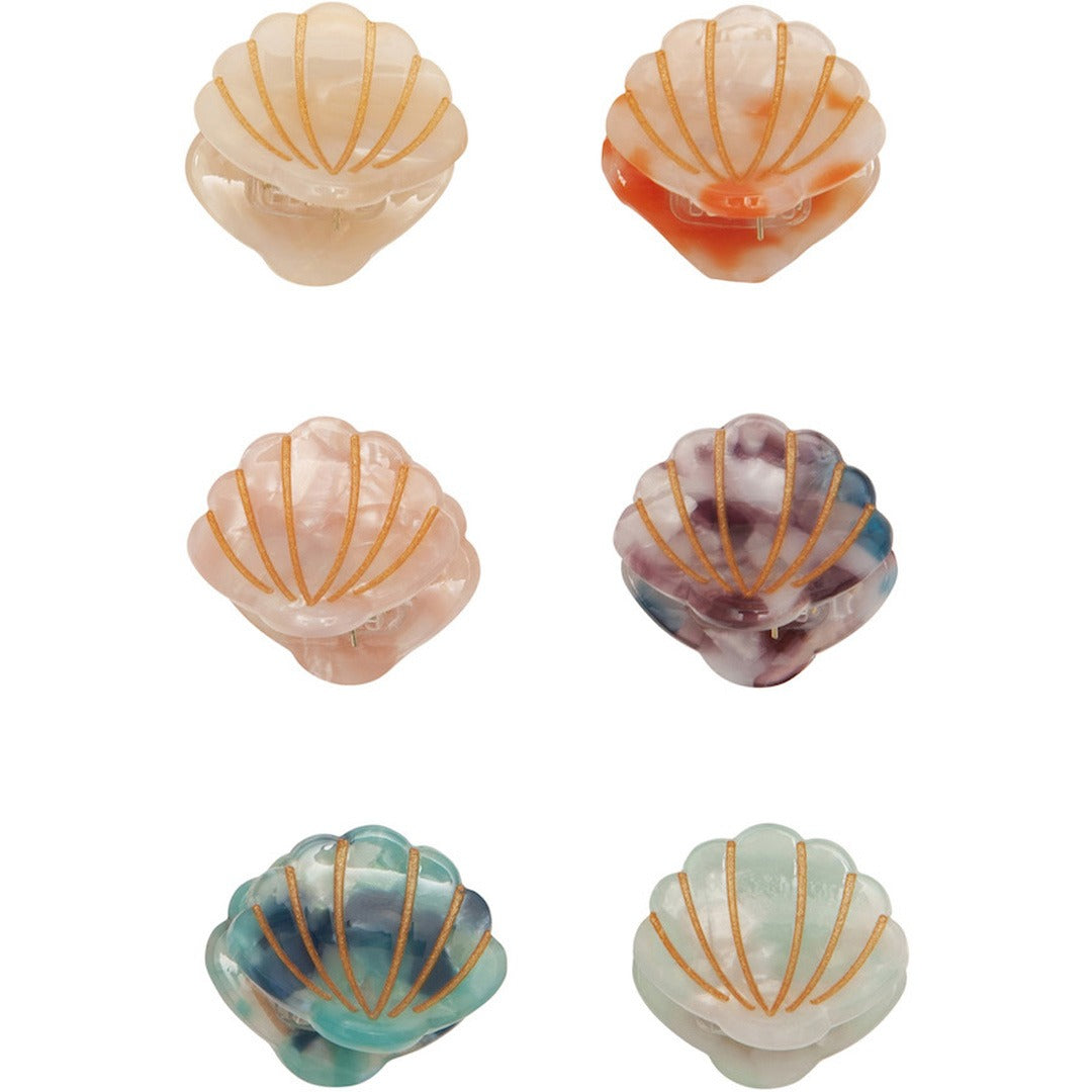 mimi & lula haarclips mini shell - 6st | 162066-23 | 0