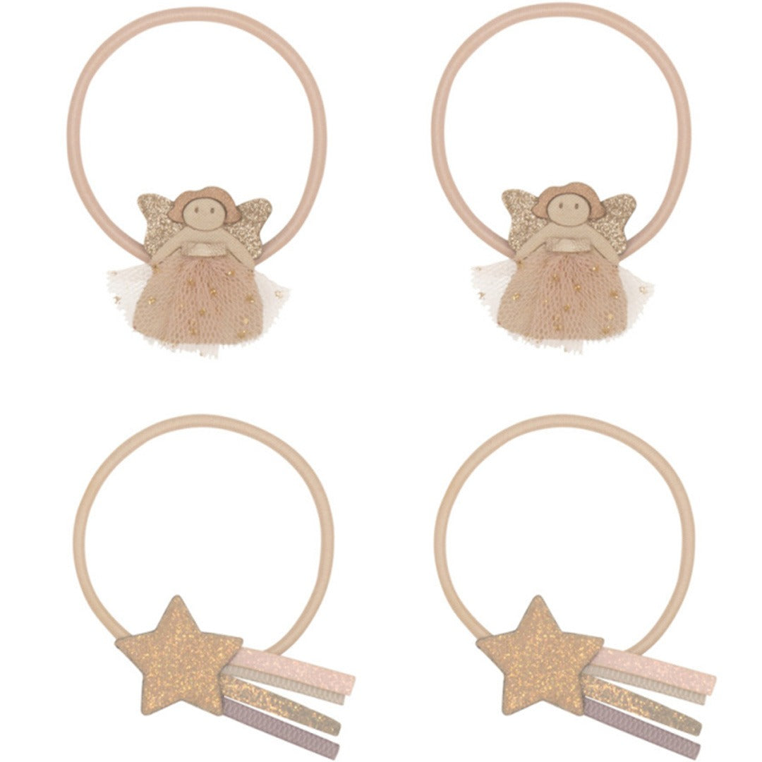 mimi & lula haarelastiekjes fairy - pink multi - 4st  | 162015-27 | 0