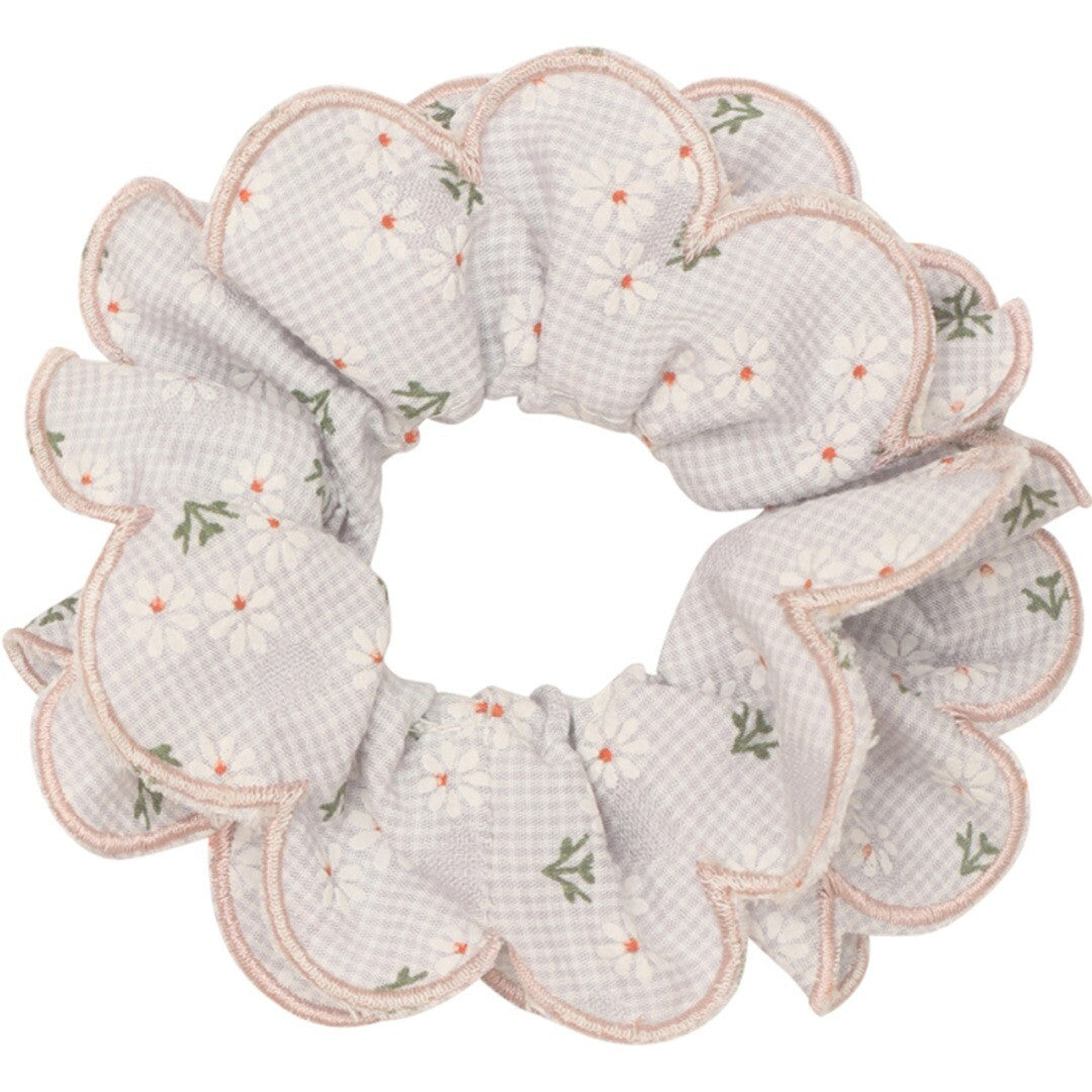 mimi & lula haarelastiekjes scrunchie scalloped floral | 162011-10 | 0