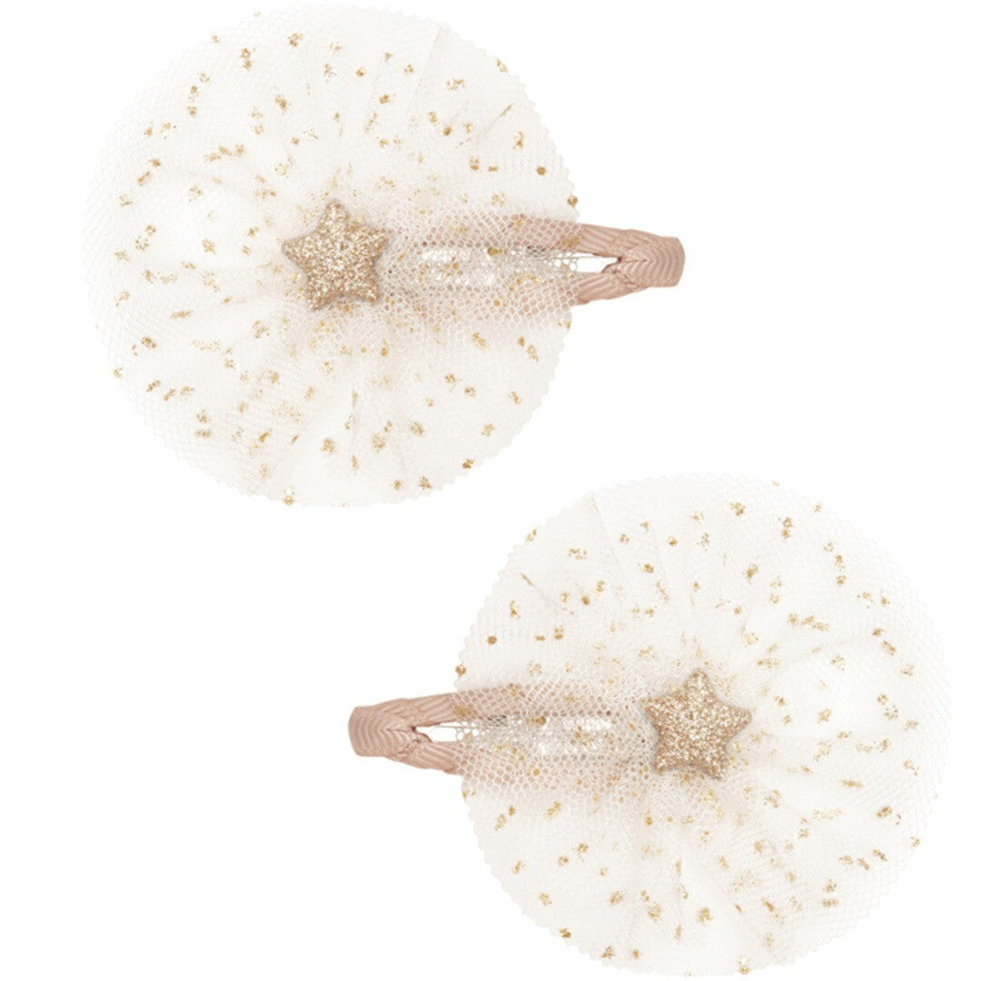 mimi & lula haarspeldjes ballerina star - ivory - 2st  | 162013-19 | 0