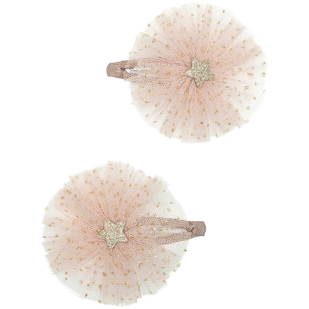 mimi & lula haarspeldjes ballerina star - roze - 2st | 152004-75 | 0
