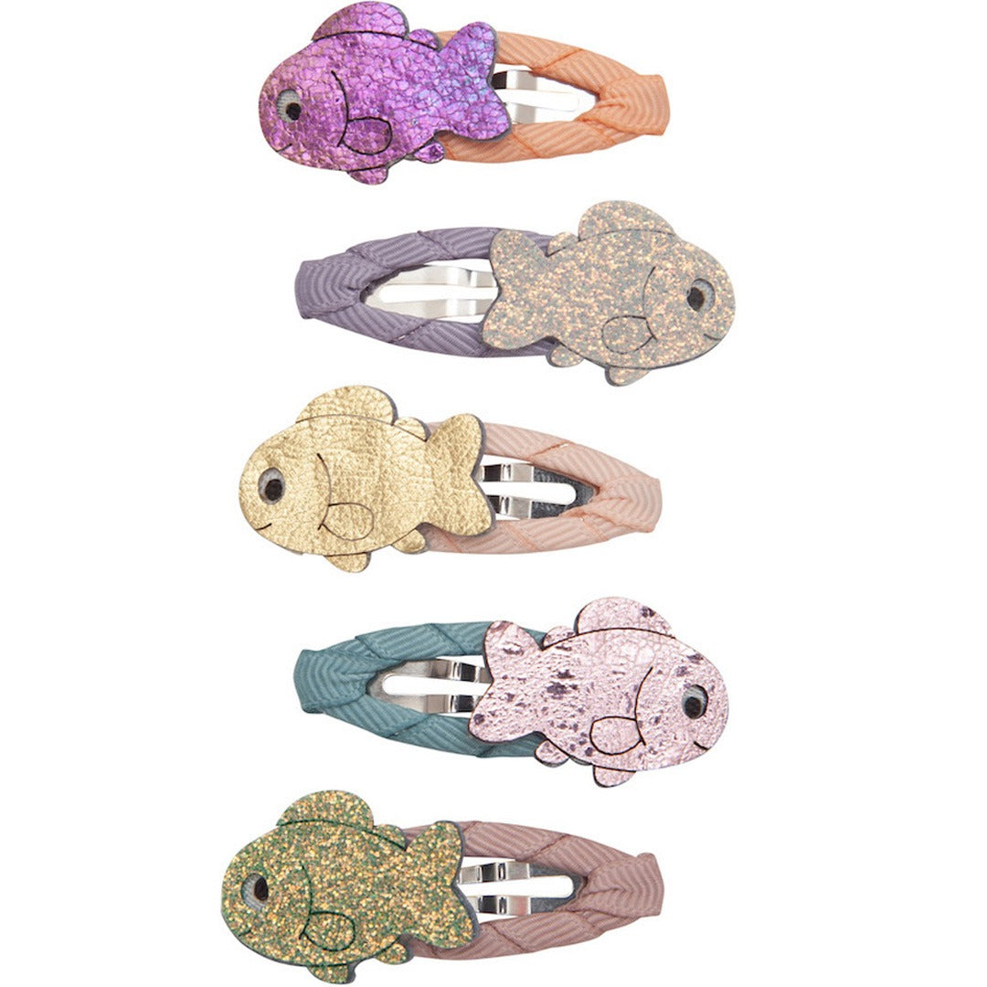 mimi & lula haarspeldjes goudvis - 5st | 162068-23 | 0