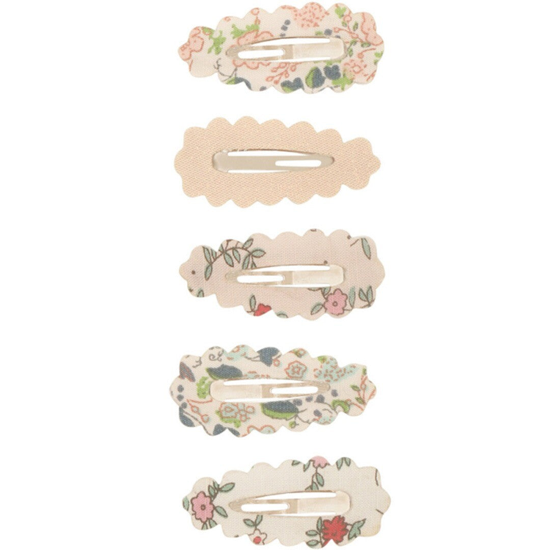 mimi & lula haarspeldjes mini scalloped floral - 5st  | 162035-23 | 0