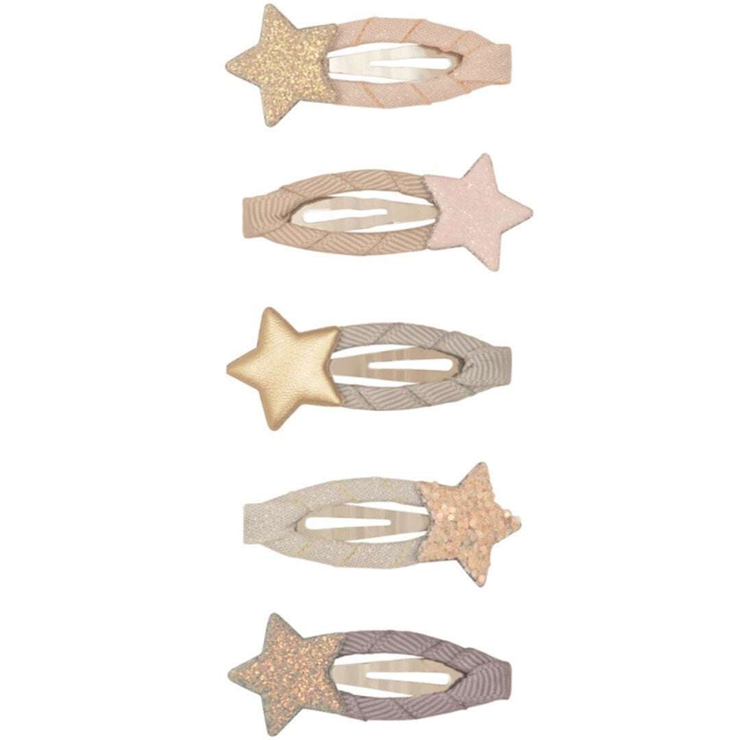 mimi & lula haarspeldjes mini stellina sparkle - pink multi - 5st  | 162017-27 | 0