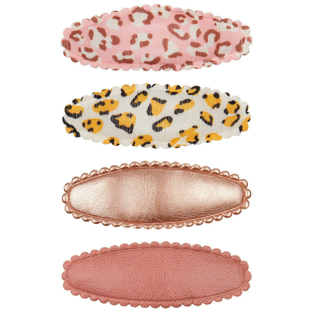 mimi & lula haarspeldjes oval mable - safari summer - 4st | 122021-53 | 0